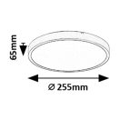 Rábalux 71435 Alenzo 25,5x6,5cm, 780lm, 3000/4000/6000K, IP44, háttérvilágításos mennyezeti lámpa