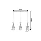 Rábalux 72006 Leandros függeszték