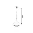 Rábalux 72016 Felipe függeszték