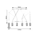 Rábalux 72018 Aslaug függeszték