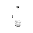 Rábalux 72069 Fowly 28x80cm madár mintás 1xE27 függeszték