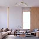 Rábalux 72116 Castiel 68x31,5cm, 1900lm, 3000K mennyezeti lámpa