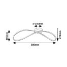 Rábalux 72116 Castiel 68x31,5cm, 1900lm, 3000K mennyezeti lámpa