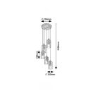 Rábalux 72125 Tanno függeszték