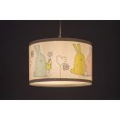 Rábalux 72166 Flappy 28x80cm nyuszi mintás 1xE27 függeszték