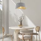 Rábalux 72189 Farelia 40x120cm, újrahasznosított filc búrás, 1xE27 függesztett lámpa