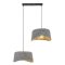 Rábalux 72190 Farelia 73x120cm, újrahasznosított filc búrás, 2xE27 függesztett lámpa