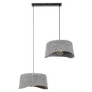 Rábalux 72190 Farelia 73x120cm, újrahasznosított filc búrás, 2xE27 függesztett lámpa