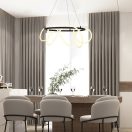 Rábalux 72191 Montema 60x120cm, 4480lm, 4000K függesztett lámpa