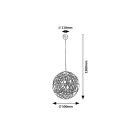 Rábalux 72220 Eudora függeszték