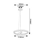 Rábalux 72222 Thrac 60x120cm, érintőkapcsolós, 1700lm, 4000K függesztett lámpa