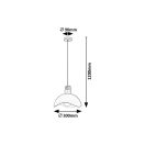 Rábalux 72228 Filina 30x120cm, 1xE27 függesztett lámpa