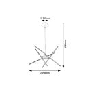 Rábalux 72237 Henli függeszték