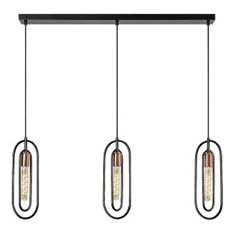 Rábalux 72264 Rovier 85x150cm, 3xE27 függesztett lámpa