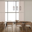 Rábalux 72264 Rovier 85x150cm, 3xE27 függesztett lámpa