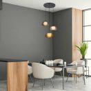 Rábalux 72276 Elowen 40x150cm, 3xG9, dupla üveg búrás függesztett lámpa