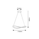 Rábalux 72281 Kallira 52x150cm, 2100lm, 3000K függesztett lámpa