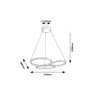 Rábalux 72297 Formand 61x48x120cm, 1100lm, 3000K függesztett lámpa
