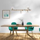 Rábalux 72298 Aslov 80x120cm, 10xG9 függesztett lámpa