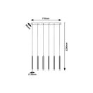Rábalux 72363 Ramira 77x120cm, 6xG9 függesztett lámpa
