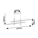 Rábalux 72366 Severine 117x120cm, 2000lm, 3000K függesztett lámpa