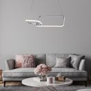 Rábalux 72368 Malwen 53,5x120cm, 2200lm, 4000K függesztett lámpa