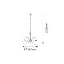 Rábalux 7275 Edith csillár