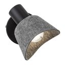 Rábalux 73005 Farelia 11x17cm, újrahasznosított filc búrás, 1xE14, kapcsolós spot lámpa