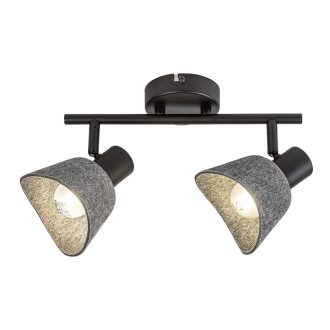   Rábalux 73006 Farelia 28x21cm, újrahasznosított filc búrás, 2xE14 spot lámpa