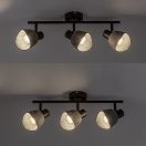 Rábalux 73007 Farelia 45x21cm, újrahasznosított filc búrás, 3xE14 spot lámpa