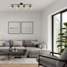 Rábalux 73008 Farelia 70x21cm, újrahasznosított filc búrás, 4xE14 spot lámpa