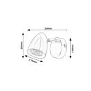 Rábalux 73016 Perico spot lámpa