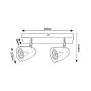 Rábalux 73018 Perico spot lámpa