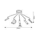 Rábalux 73040 Senobia mennyezeti lámpa