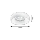 Rábalux 73042 Luiza mennyezetbe építhető lámpa