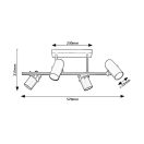 Rábalux 73044 Maximilian spot lámpa