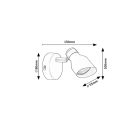 Rábalux 73047 Lilou spot lámpa