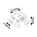 Rábalux 73058 Saskia 37,5x15cm, 4xE14 spot lámpa