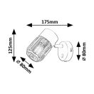 Rábalux 73059 Venaro 12,5x17,5cm, kapcsolós, 1xE14 spot lámpa