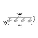 Rábalux 73062 Venaro 70x18cm, 4xE14 spot lámpa