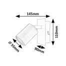 Rábalux 73071 Gerhard 11x14,5cm, 1xGU10  spot lámpa