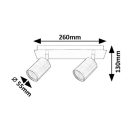 Rábalux 73072 Gerhard 26x13cm, 2xGU10 spot lámpa
