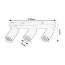 Rábalux 73087 Yorli 3xGU10 spot lámpa