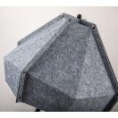 Rábalux 74000 Lomiro 157x44cm, újrahasznosított filc búrás, 1xE27, vezetékre szerelt kapcsolós álló lámpa