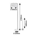 Rábalux 74019 Farelia 175x40cm, újrahasznosított filc búrás, 1xE27, taposó kapcsolós álló lámpa