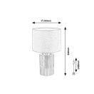 Rábalux 74045 Glovy 34x21cm, 1xE14 asztali lámpa