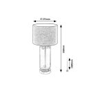 Rábalux 74049 Rien 55x27,5cm, 1xE14 asztali lámpa