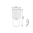 Rábalux 74052 Daphni 23x12cm, 1xE14 asztali lámpa