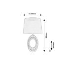 Rábalux 74063 Dalora 39x23cm, 1xE14 asztali lámpa