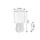 Rábalux 74066 Nalisa 24x12,5cm, 1xE14 asztali lámpa